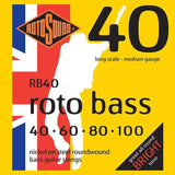 Rotosound RB40 Electric Bass Guitar Strings 40-100