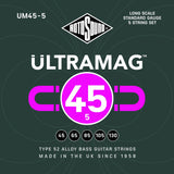 Rotosound Ultra Mag UM45-5 5 String Electric Bass Guitar Strings