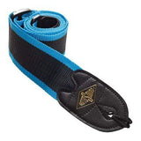 Rotosound Webbing Guitar Strap - Black/Blue