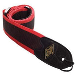 Rotosound Webbing Guitar Strap - Black/Red