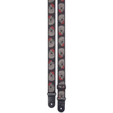 Stagg - Skull Blood Grey Guitar Strap