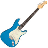 Vintage V6 Reissued Electric Guitar ~ Candy Apple Blue