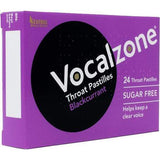 Vocalzone Throat Pastilles Blackcurrant